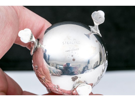 Pair Of Sterling Silver Casters, 4.56 OZT