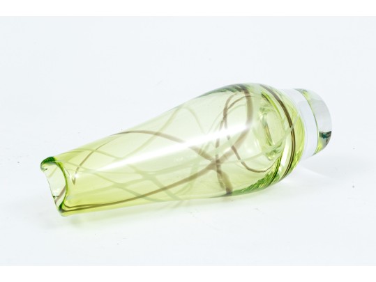 Artisanal Handblown Glass Vase