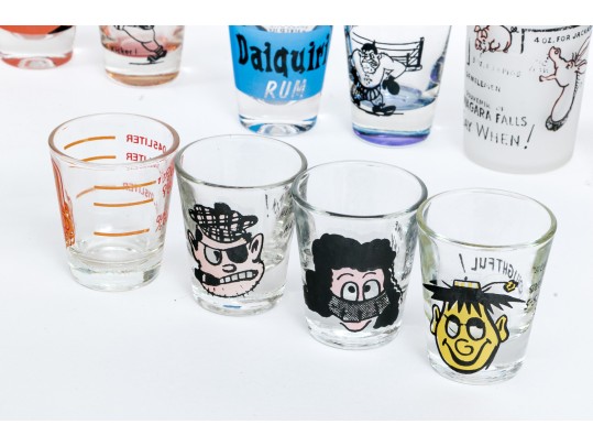 Awesome Collection Of 27 Assorted Shot Glasses