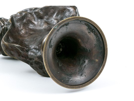 Emmanuel Villanis (French, 1858-1914) Bronze Bust, 'Fille De Bohème'