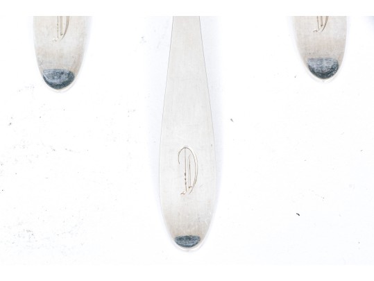 Six International Sterling Silver Teaspoons, 5.19 OZT