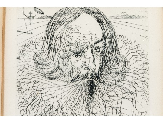 Salvador Dali (Spanish, 1904-1989) “Cervantes” Etching