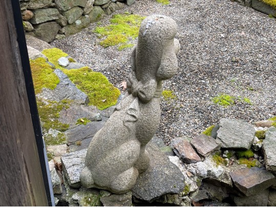 Cast Concrete Poodle Sculpture