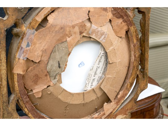 Royal Vienna Hand Painted Cabinet Plate With Raised Gilt