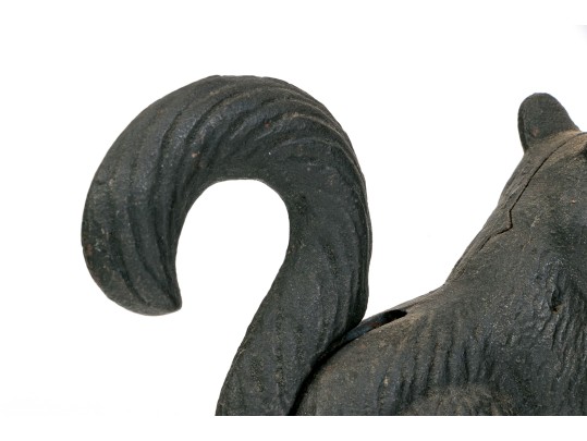 Awesome Antique Cast Iron Squirrel Form Nut Cracker