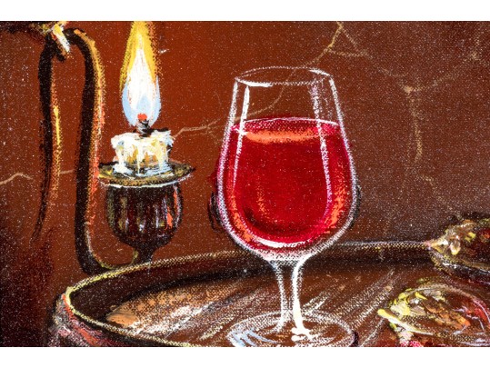 Marcel Danvil Signed Still Life Oil On Canvas With Certificate Of Authenticity