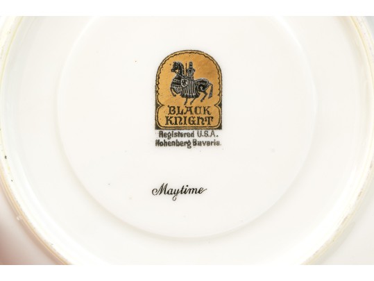 Set Of Eight Soup Bowls And Saucers