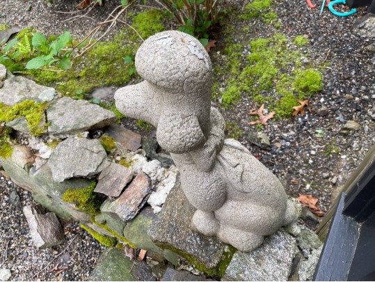 Cast Concrete Poodle Sculpture