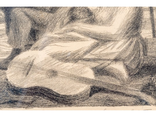 Lewis W Rubenstein (American, 1908-2003) Lithograph