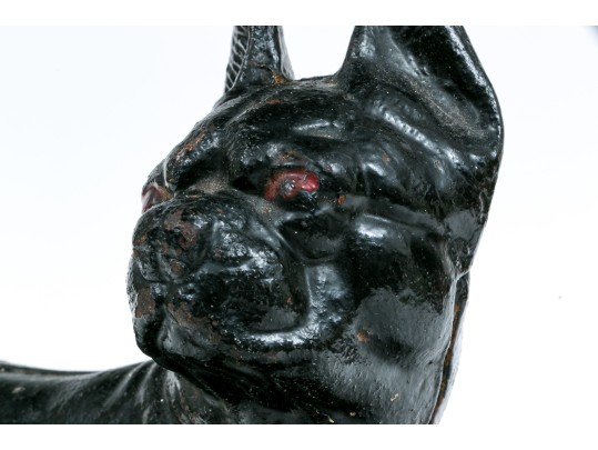 Vintage Cast Iron ‘Boxer’ Form Door Stop