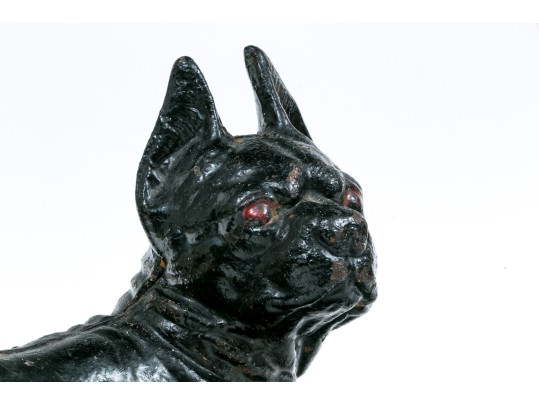 Vintage Cast Iron ‘Boxer’ Form Door Stop