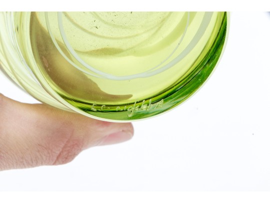 Artisanal Handblown Glass Vase