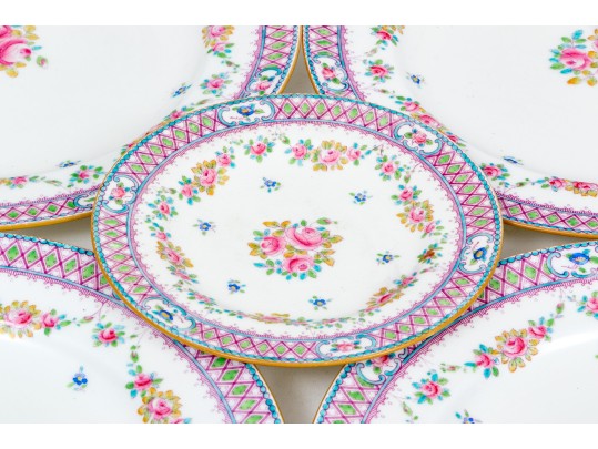 Set Of 14 English Mintons China Dishes