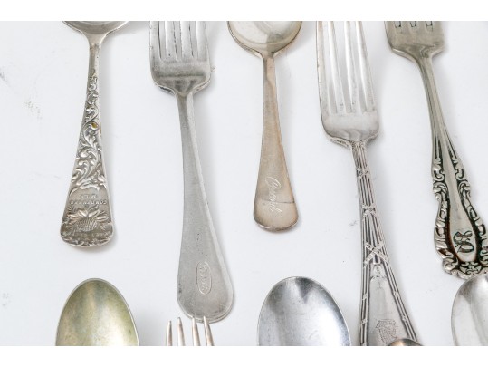 A Great Collection Of Hotel Silver Including Bridgeport Pieces