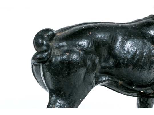 Vintage Cast Iron ‘Boxer’ Form Door Stop