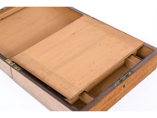 Vintage Mahogany Flip Top Writing Desk