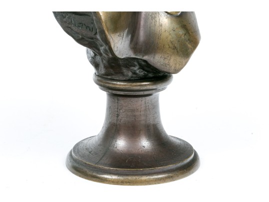 Emmanuel Villanis (French, 1858-1914) Bronze Bust, 'Fille De Bohème'