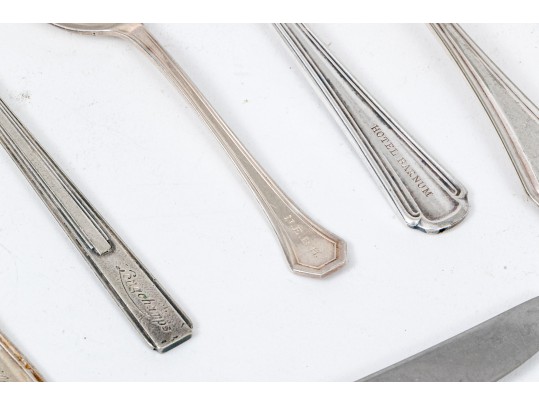 A Great Collection Of Hotel Silver Including Bridgeport Pieces