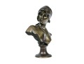 Emmanuel Villanis (French, 1858-1914) Bronze Bust, 'Fille De Bohème'