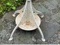 Antique Art Nouveau Cast Iron Hall Tree