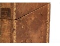Antique Leather Bound Book Box