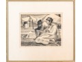 Lewis W Rubenstein (American, 1908-2003) Lithograph