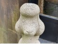 Cast Concrete Poodle Sculpture