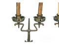 Pair Of Iron Two Light Table Lamps