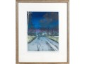 Limited Edition Lithograph, Landscape At Night