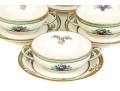 Set Of Eight Soup Bowls And Saucers