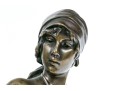 Emmanuel Villanis (French, 1858-1914) Bronze Bust, 'Fille De Bohème'