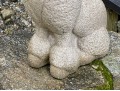 Cast Concrete Poodle Sculpture