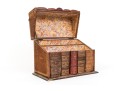 Antique Leather Bound Book Box
