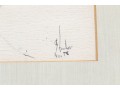 Tacher Signed Watercolor Skiing Scene