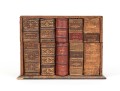 Antique Leather Bound Book Box