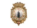 Royal Vienna Hand Painted Cabinet Plate With Raised Gilt