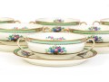 Set Of Eight Soup Bowls And Saucers