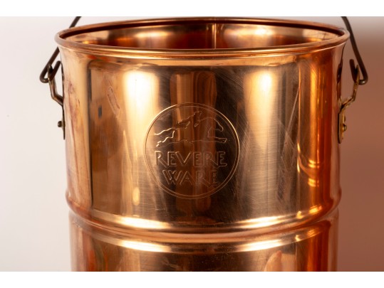 Pair Of Revere Ware Copper Umbrella Stands