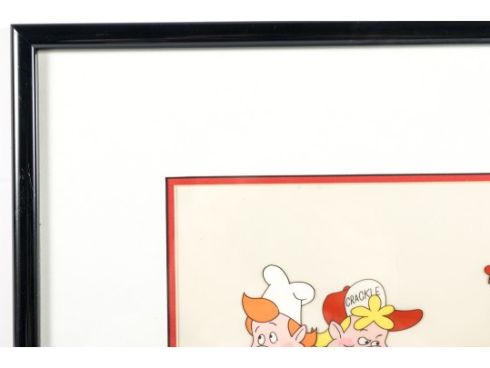 Murakami Wolf Hand-Inked Rice Krispies Commercial Production Cel