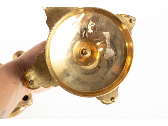 Waccamaw Brass Works Christmas Tree Candle Holders