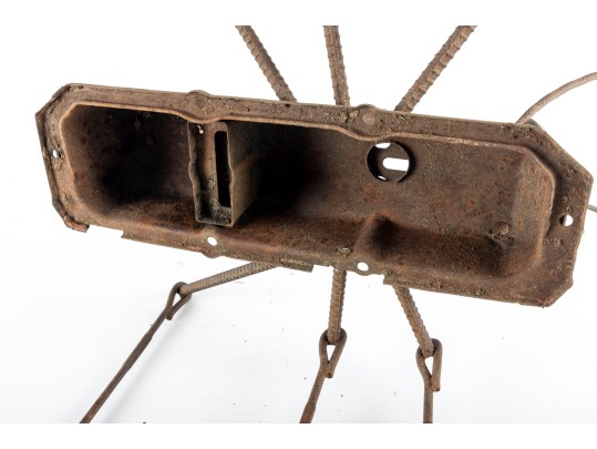 Valve Cover & Rebar Cricket Salvage Art
