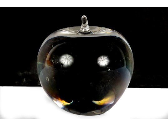 Tiffany & Co. Commemorative Art Glass Apple