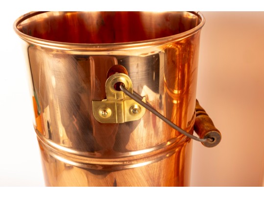 Pair Of Revere Ware Copper Umbrella Stands