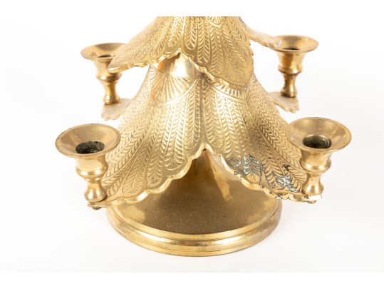 Waccamaw Brass Works Christmas Tree Candle Holders