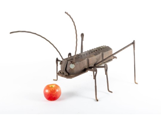 Valve Cover & Rebar Cricket Salvage Art