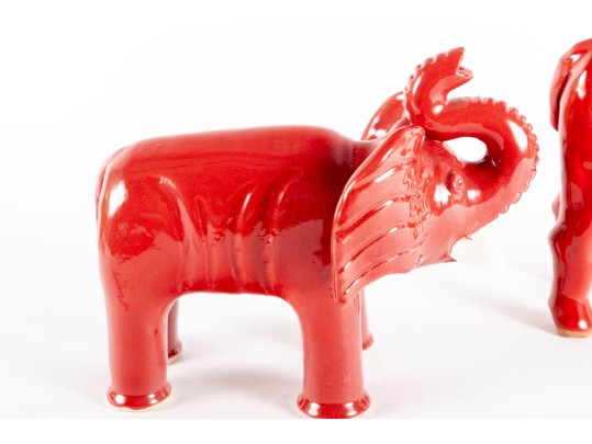 Larry Moore (Seagrove, NC) Earthenware Art Pottery Animal Sculptures 
