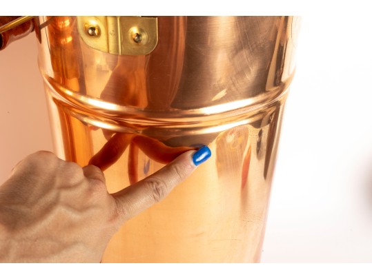 Pair Of Revere Ware Copper Umbrella Stands