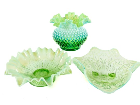 Antique Depression Glass By Northwood & Fenton