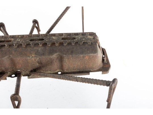 Valve Cover & Rebar Cricket Salvage Art