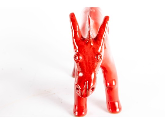 Larry Moore (Seagrove, NC) Earthenware Art Pottery Animal Sculptures 